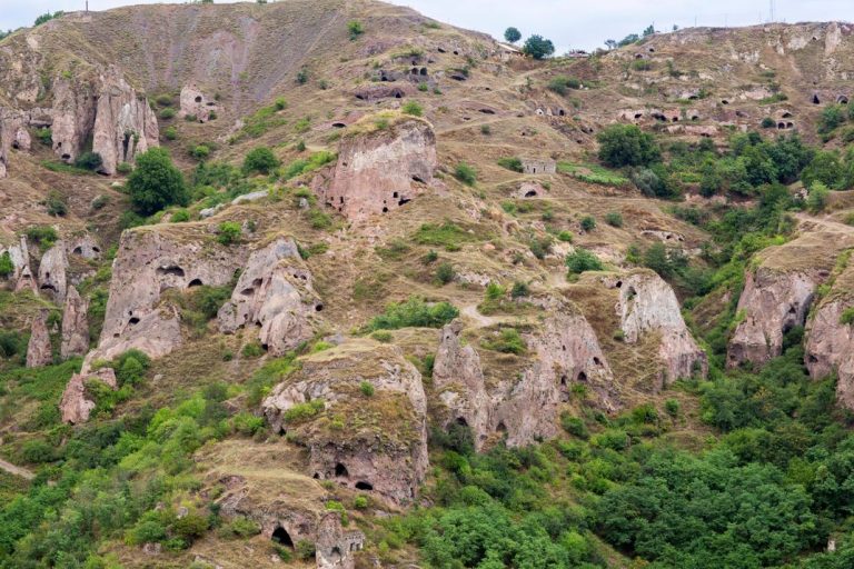 Ancient Cave City of Armenia` Old Khndzoresk
