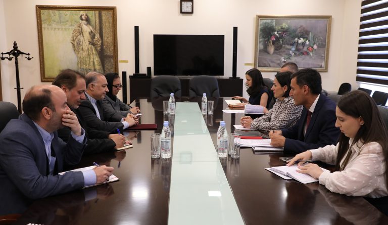 The meeting of the Minister of Education, Science, Culture and Sports of our country with the Ambassador of Iran in Armenia