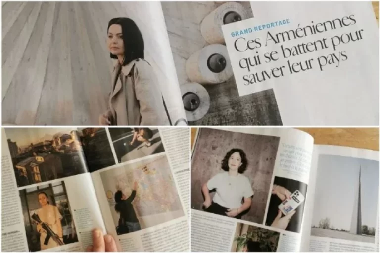 French magazine Marie Claire published an article about Armenian women