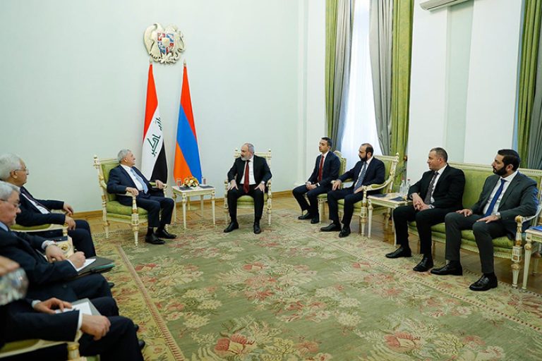 Armenian PM, Iraqi President Discuss Cooperation in Economy, Trade, IT, Energy, Water Resources and Tourism