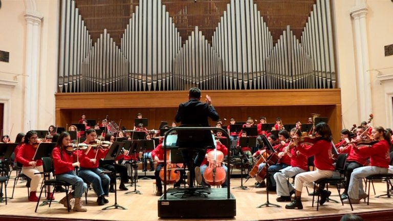 Two months of auditions, 80 participants.  The first concert of the Youth Symphony Orchestra on February 12
