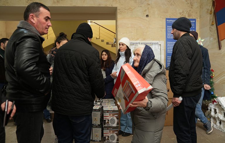 AGBU Distributes 14,000 Heaters to Artsakh Families in Armenia • MassisPost