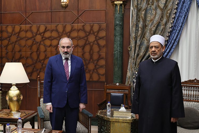 Armenian PM Meets with Grand Imam of Al-Azhar, Ahmed Mohamed Ahmed El-Tayeb • MassisPost