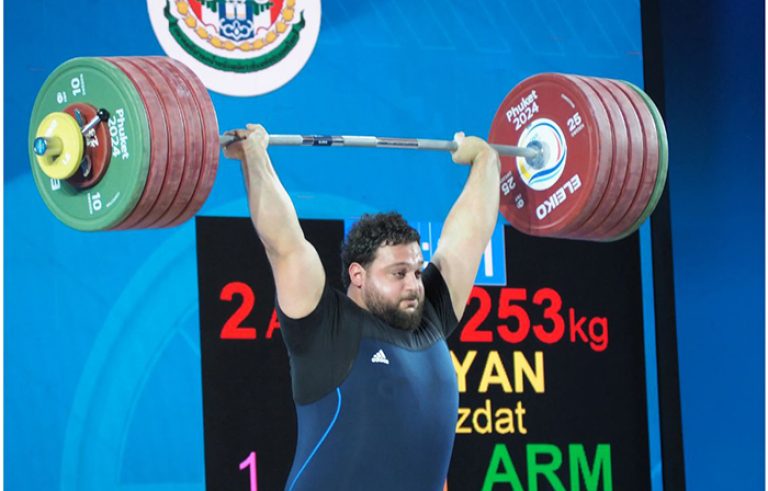Armenia’s Varazdat Lalayan Wins gold at Weightlifting World Cup • MassisPost